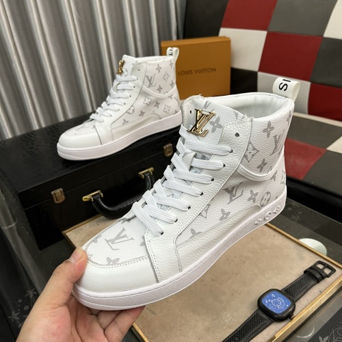 Replica Louis Vuitton High Tops Shoes For Men #1256821 $80.00 USD for Wholesale