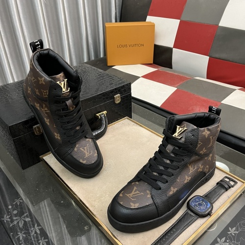 Wholesale Louis Vuitton High Tops Shoes For Men #1256822 $80.00 USD, Wholesale Quality Replica Louis Vuitton High Tops Shoes