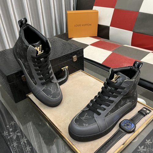 Wholesale Louis Vuitton High Tops Shoes For Men #1256823 $80.00 USD, Wholesale Quality Replica Louis Vuitton High Tops Shoes