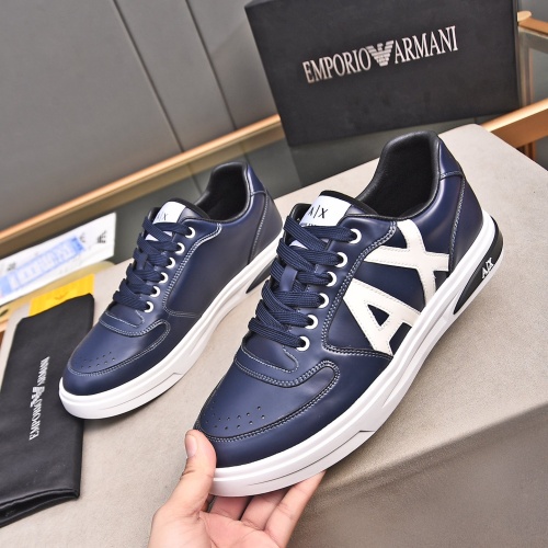 Wholesale Armani Casual Shoes For Men #1256826 $80.00 USD, Wholesale Quality Replica Armani Casual Shoes