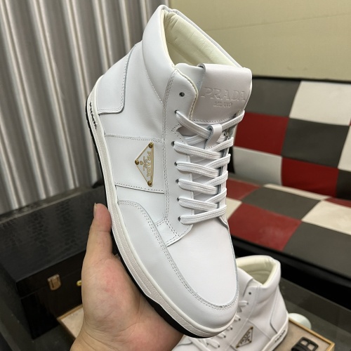 Replica Prada High Top Shoes For Men #1256860 $82.00 USD for Wholesale