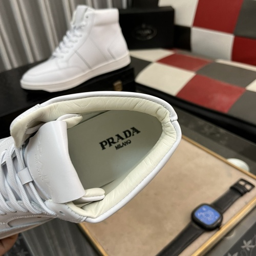 Replica Prada High Top Shoes For Men #1256860 $82.00 USD for Wholesale