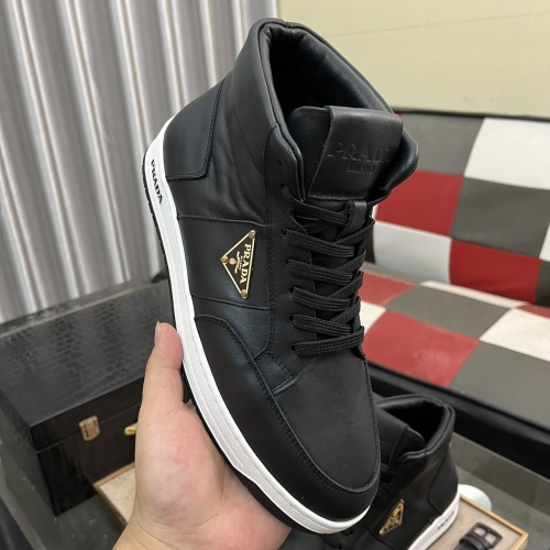 Replica Prada High Top Shoes For Men #1256862 $82.00 USD for Wholesale