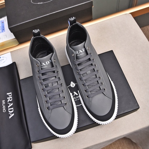 Replica Prada High Top Shoes For Men #1256872 $82.00 USD for Wholesale