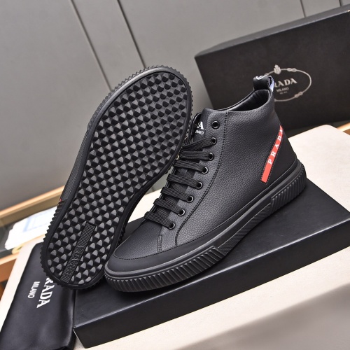 Replica Prada High Top Shoes For Men #1256873 $82.00 USD for Wholesale