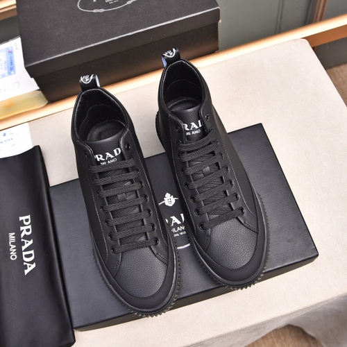 Replica Prada High Top Shoes For Men #1256873 $82.00 USD for Wholesale