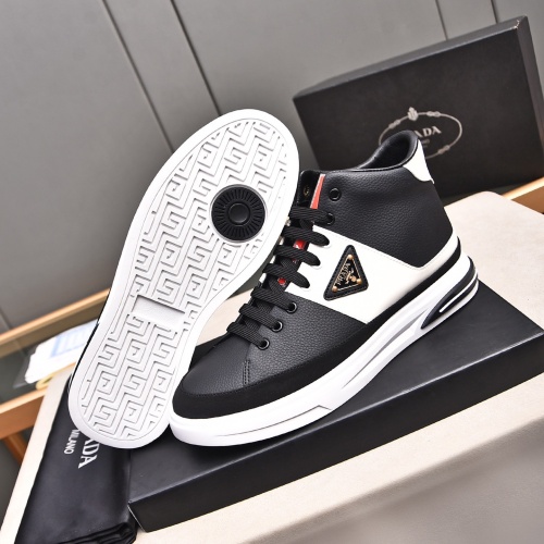 Replica Prada High Top Shoes For Men #1256877 $82.00 USD for Wholesale