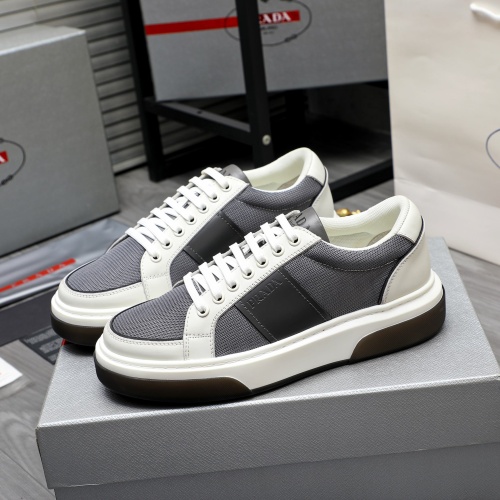 Wholesale Prada Casual Shoes For Men #1256915 $102.00 USD, Wholesale Quality Replica Prada Casual Shoes