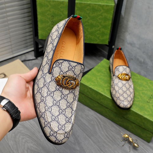 Replica Gucci Oxfords Shoes For Men #1256920 $88.00 USD for Wholesale