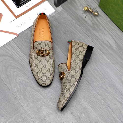 Replica Gucci Oxfords Shoes For Men #1256921 $88.00 USD for Wholesale