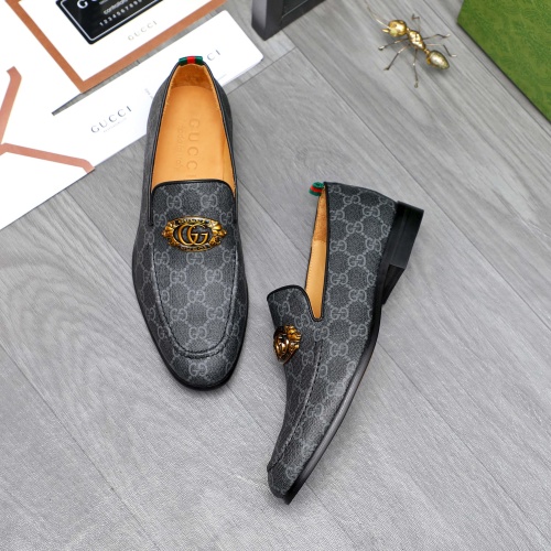 Replica Gucci Oxfords Shoes For Men #1256922 $88.00 USD for Wholesale