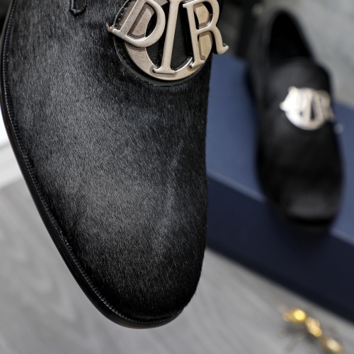 Replica Christian Dior Leather Shoes For Men #1256925 $96.00 USD for Wholesale