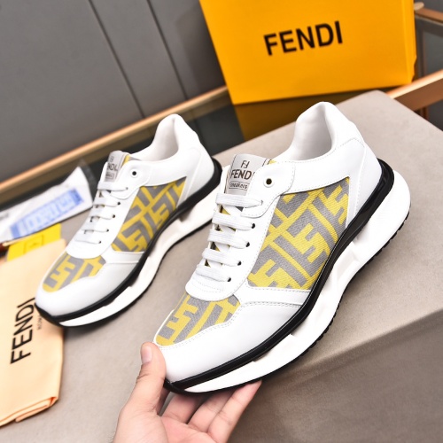 Wholesale Fendi Casual Shoes For Men #1256930 $80.00 USD, Wholesale Quality Replica Fendi Casual Shoes