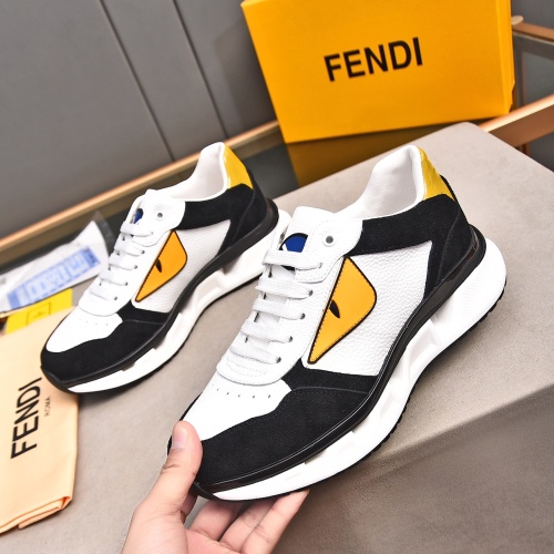 Wholesale Fendi Casual Shoes For Men #1256933 $80.00 USD, Wholesale Quality Replica Fendi Casual Shoes