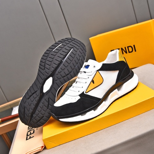 Replica Fendi Casual Shoes For Men #1256933 $80.00 USD for Wholesale