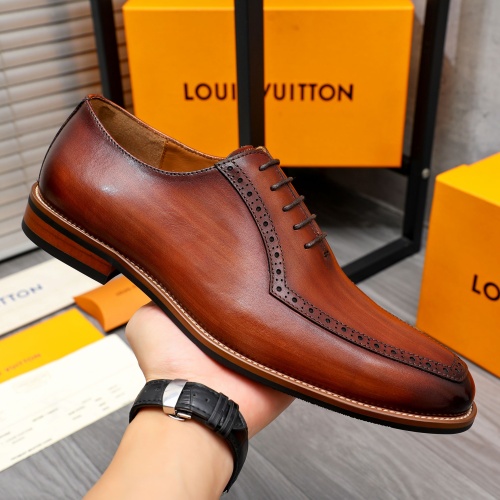 Replica Louis Vuitton LV Oxfords Shoes For Men #1256948 $88.00 USD for Wholesale