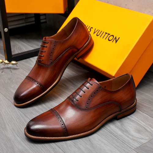 Wholesale Louis Vuitton LV Oxfords Shoes For Men #1256950 $88.00 USD, Wholesale Quality Replica Louis Vuitton LV Oxfords Shoes