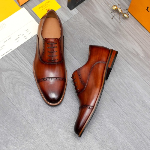 Replica Louis Vuitton LV Oxfords Shoes For Men #1256950 $88.00 USD for Wholesale