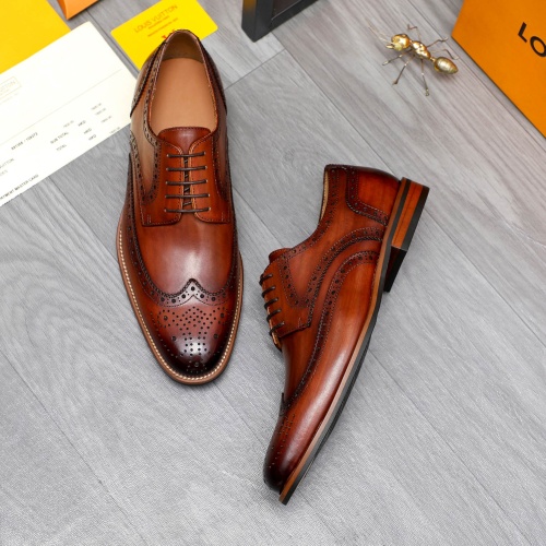 Replica Louis Vuitton LV Oxfords Shoes For Men #1256953 $88.00 USD for Wholesale