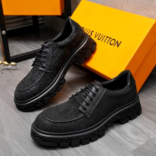 Wholesale Louis Vuitton LV Oxfords Shoes For Men #1256956 $88.00 USD, Wholesale Quality Replica Louis Vuitton LV Oxfords Shoes