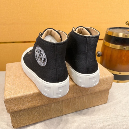 Replica Versace High Tops Shoes For Men #1256958 $76.00 USD for Wholesale