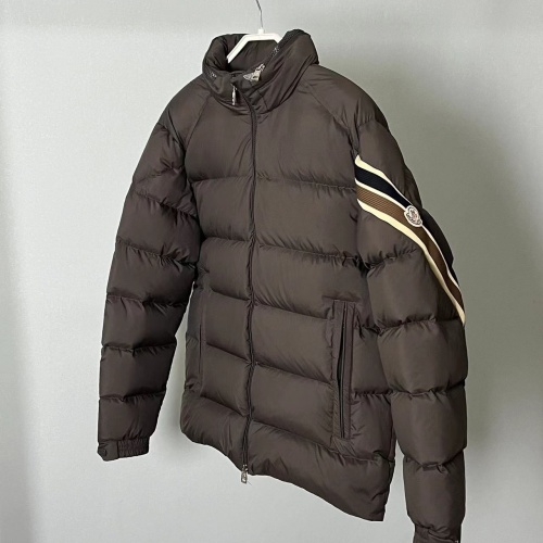 Replica Moncler Down Feather Coat Long Sleeved For Men #1256976 $172.00 USD for Wholesale