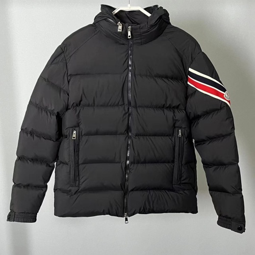 Wholesale Moncler Down Feather Coat Long Sleeved For Men #1256977 $172.00 USD, Wholesale Quality Replica Moncler Down Feather Coat