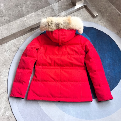 Replica Canada Goose Down Feather Coat Long Sleeved For Women #1256998 $170.00 USD for Wholesale