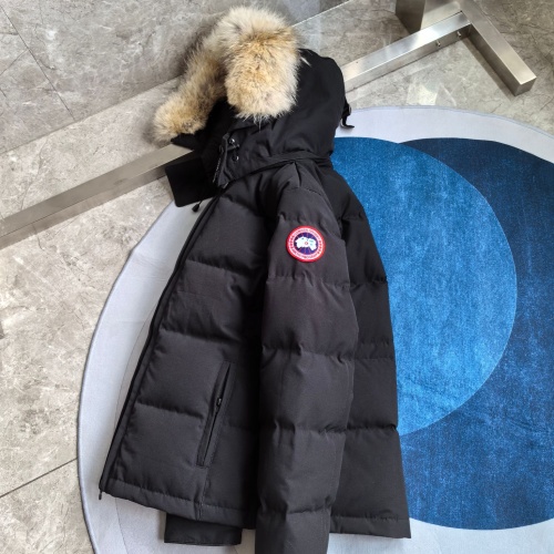 Replica Canada Goose Down Feather Coat Long Sleeved For Women #1257001 $170.00 USD for Wholesale