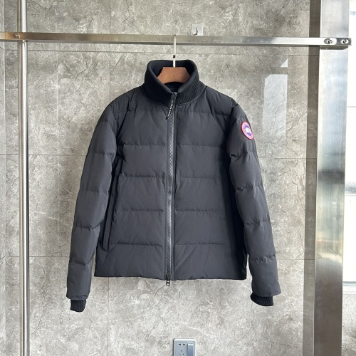 Replica Canada Goose Down Feather Coat Long Sleeved For Men #1257005 $170.00 USD for Wholesale