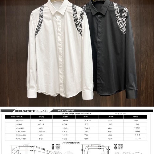 Replica Givenchy Shirts Long Sleeved For Men #1257019 $92.00 USD for Wholesale