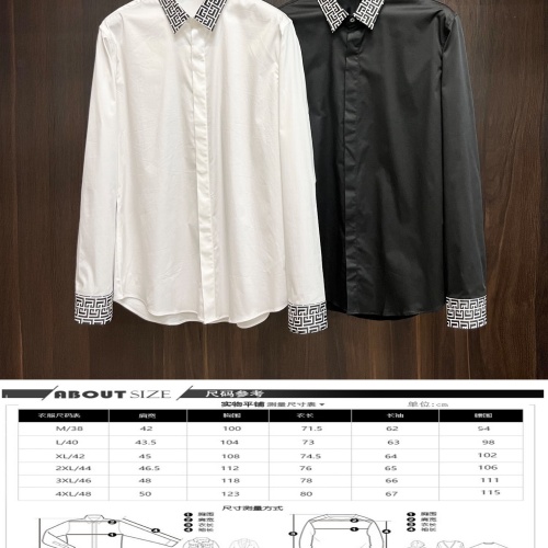 Replica Givenchy Shirts Long Sleeved For Men #1257021 $92.00 USD for Wholesale