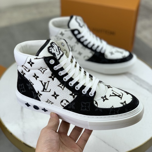 Replica Louis Vuitton High Tops Shoes For Men #1257036 $155.00 USD for Wholesale