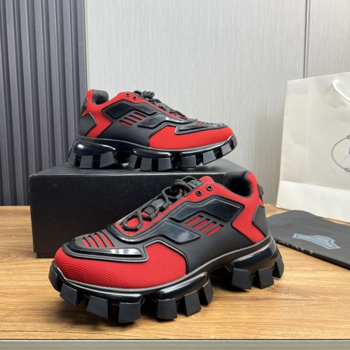 Wholesale Prada Casual Shoes For Women #1257053 $108.00 USD, Wholesale Quality Replica Prada Casual Shoes