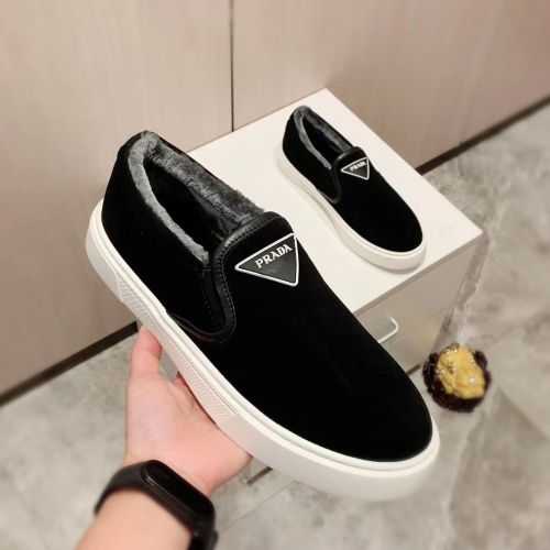 Wholesale Prada Casual Shoes For Men #1257072 $64.00 USD, Wholesale Quality Replica Prada Casual Shoes