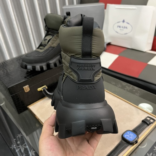 Replica Prada Boots For Men #1257085 $100.00 USD for Wholesale