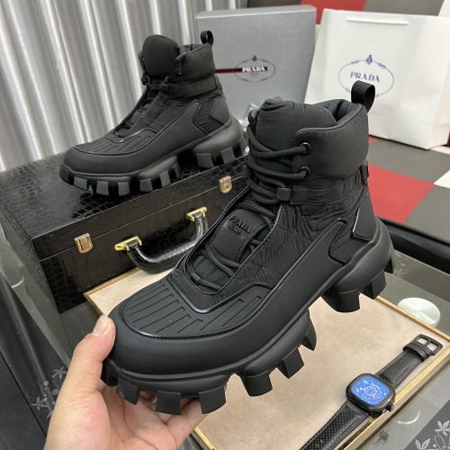 Wholesale Prada Boots For Men #1257086 $100.00 USD, Wholesale Quality Replica Prada Boots