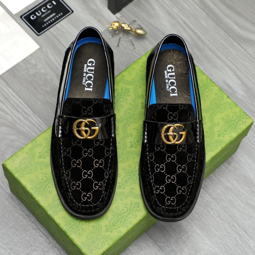 Replica Gucci Oxfords Shoes For Men #1257087 $88.00 USD for Wholesale