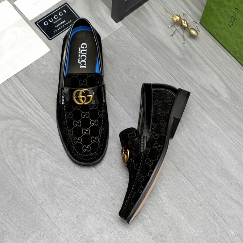 Replica Gucci Oxfords Shoes For Men #1257087 $88.00 USD for Wholesale