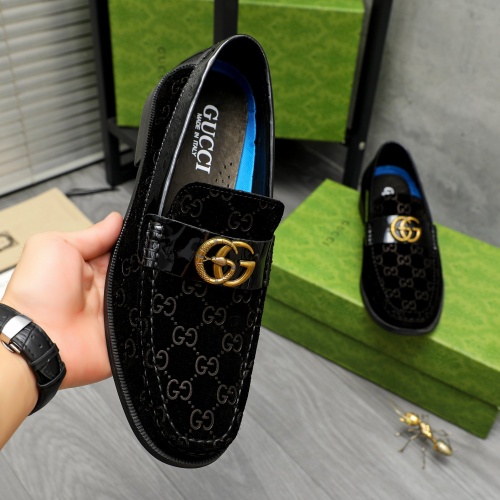 Replica Gucci Oxfords Shoes For Men #1257087 $88.00 USD for Wholesale