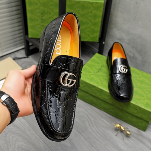 Replica Gucci Oxfords Shoes For Men #1257089 $88.00 USD for Wholesale