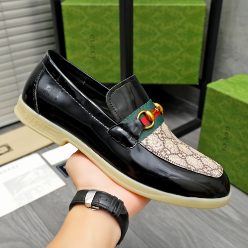 Replica Gucci Oxfords Shoes For Men #1257103 $96.00 USD for Wholesale