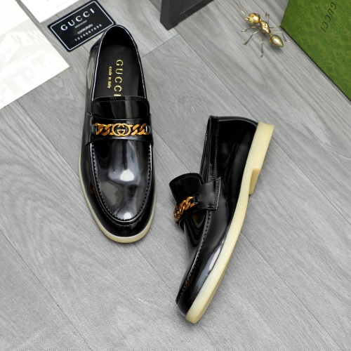 Replica Gucci Oxfords Shoes For Men #1257104 $96.00 USD for Wholesale