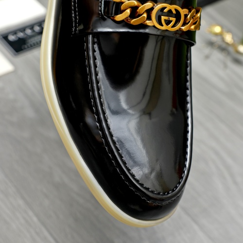 Replica Gucci Oxfords Shoes For Men #1257104 $96.00 USD for Wholesale