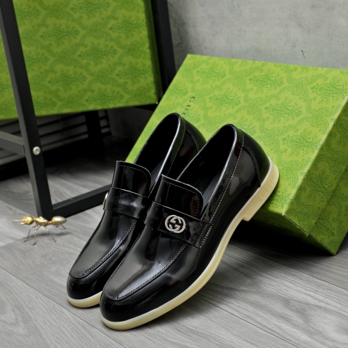 Replica Gucci Oxfords Shoes For Men #1257105 $96.00 USD for Wholesale