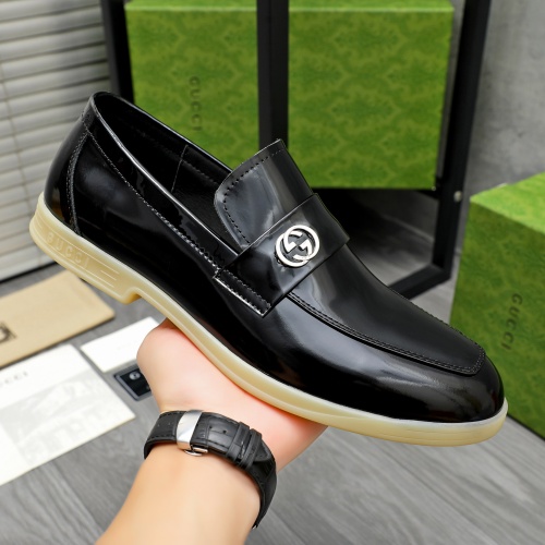 Replica Gucci Oxfords Shoes For Men #1257105 $96.00 USD for Wholesale