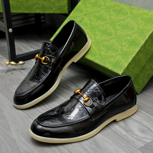 Wholesale Gucci Oxfords Shoes For Men #1257106 $96.00 USD, Wholesale Quality Replica Gucci Oxfords Shoes