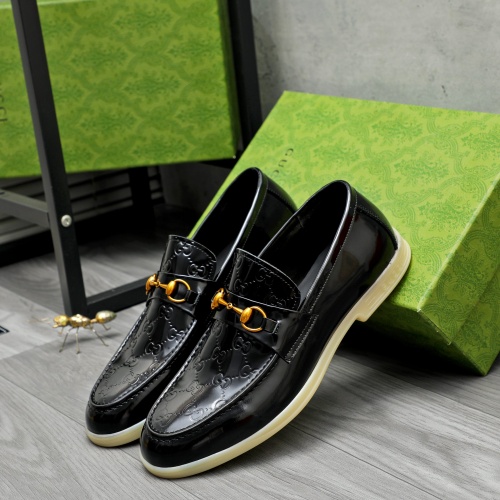 Replica Gucci Oxfords Shoes For Men #1257106 $96.00 USD for Wholesale