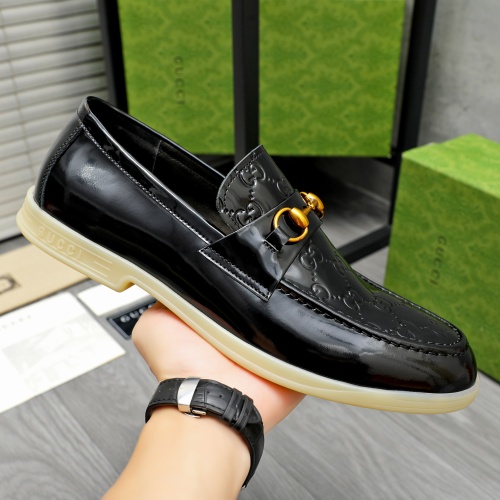 Replica Gucci Oxfords Shoes For Men #1257106 $96.00 USD for Wholesale