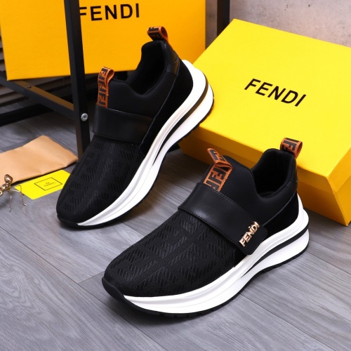 Wholesale Fendi Casual Shoes For Men #1257146 $80.00 USD, Wholesale Quality Replica Fendi Casual Shoes